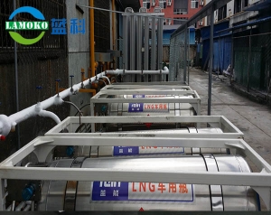 Lng vehicle gas cylinder